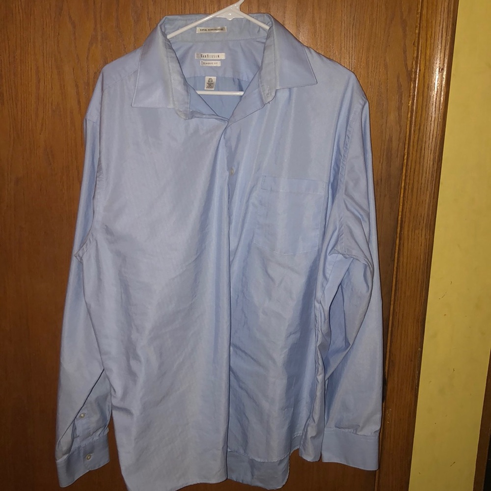 Men’s light blue dress shirt Van Heiden